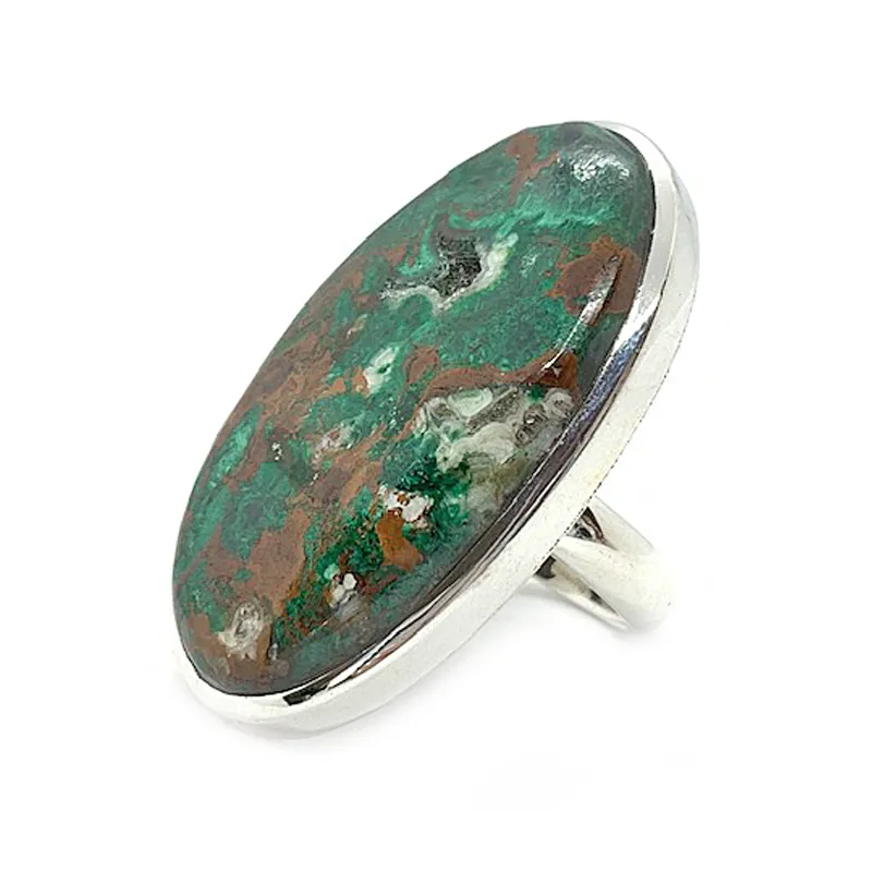 Montie Chrysocolla Statement Ring - E