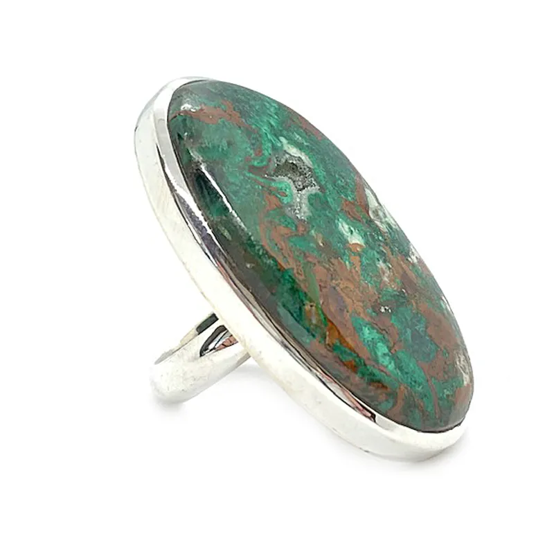 Montie Chrysocolla Statement Ring - E