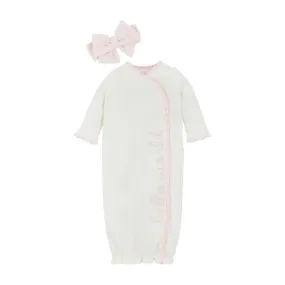 Mud Pie Chainstitch Sleeper Gown