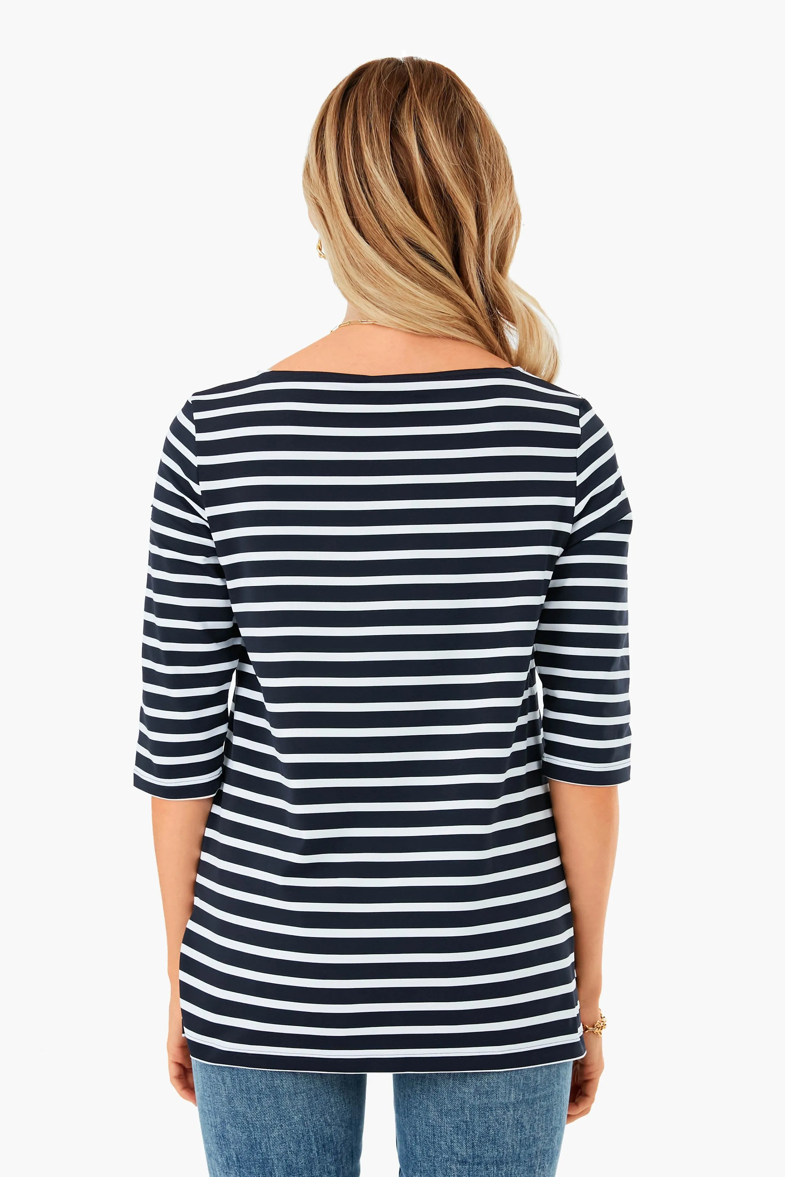 Navy-Neige Phare Tunic