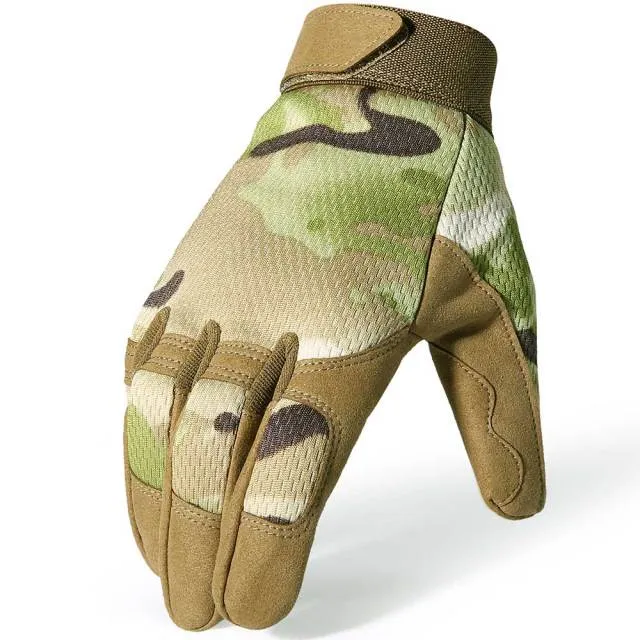 Outdoor Sports Tactical Gloves Training Army Climbing Shooting Cycling Ski Bicycle Wearproof Riding Mtb Road Bike Mittens Men