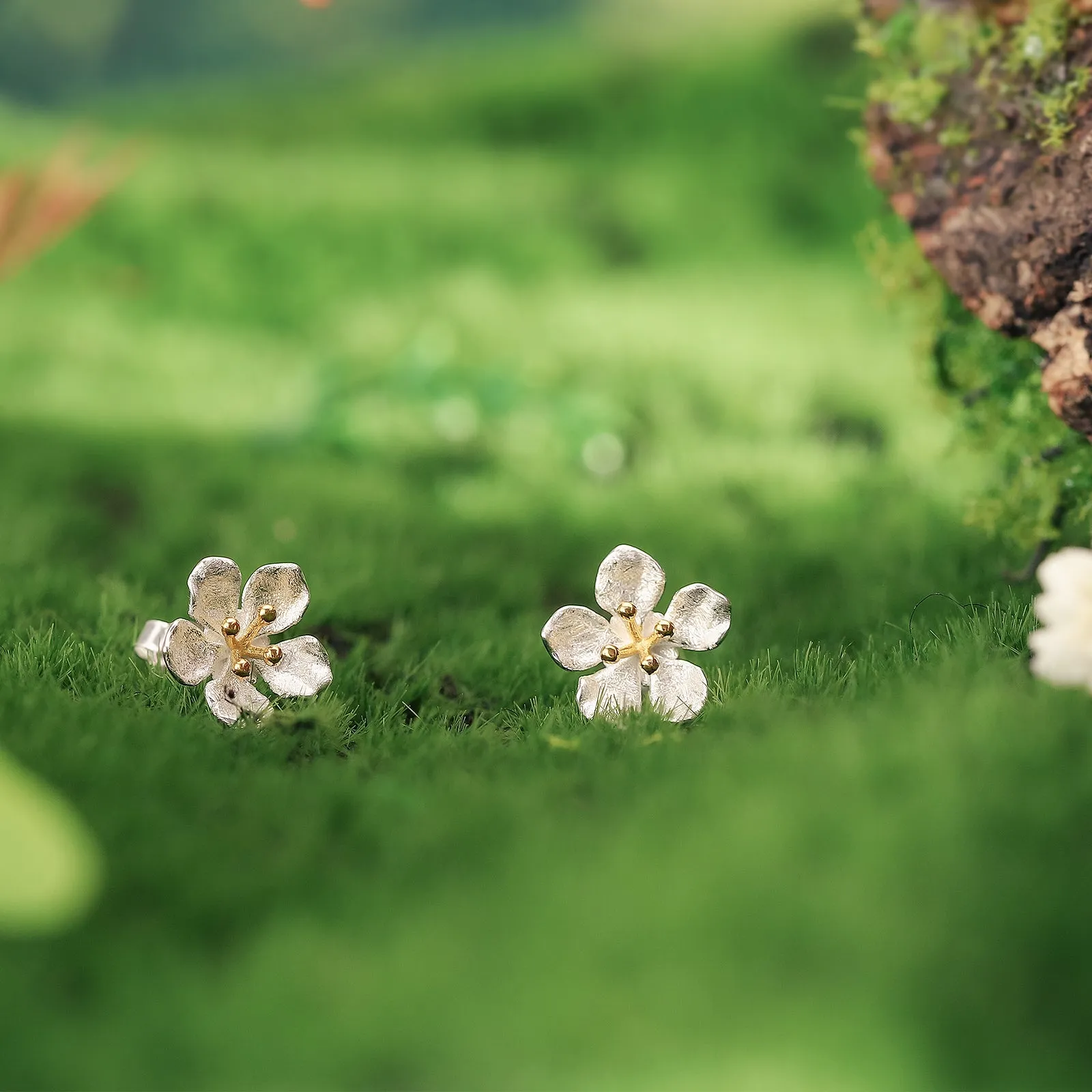 Peach Blossom Earrings