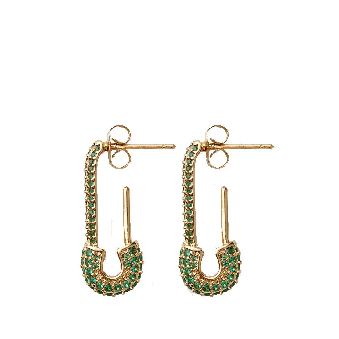 Pin Up Earring, Emerald