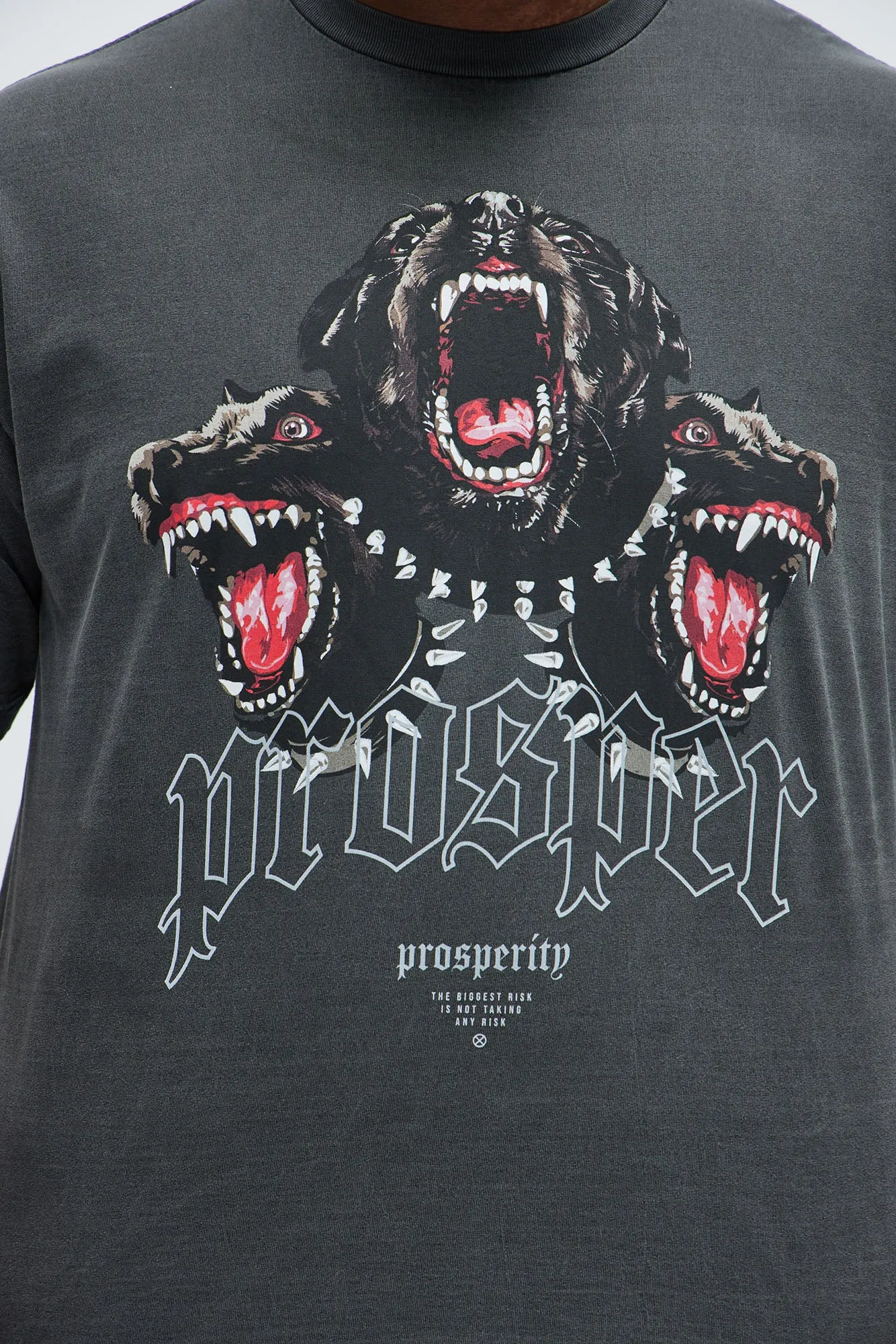 Prosper Vintage Short Sleeve Tee - Black