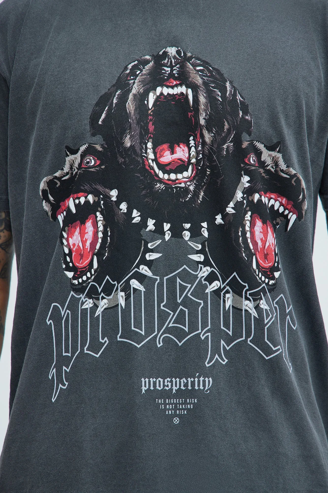 Prosper Vintage Short Sleeve Tee - Black