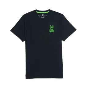 Psycho Bunny Mens Depoe Back Graphic Tee - Navy