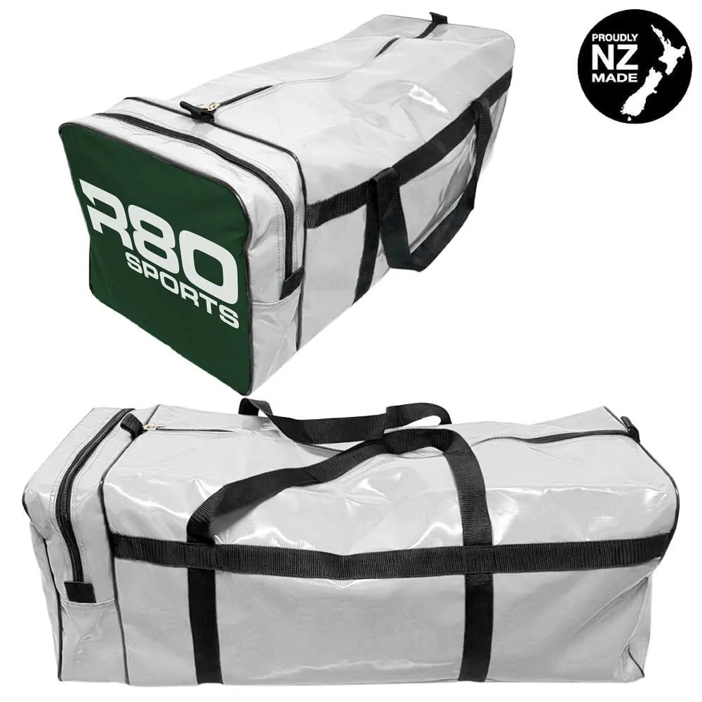 R80 Club Kit Colours Gear Bag White with End Pocket