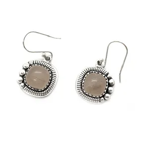 Rhoda Rose Quartz Gypsy Earrings