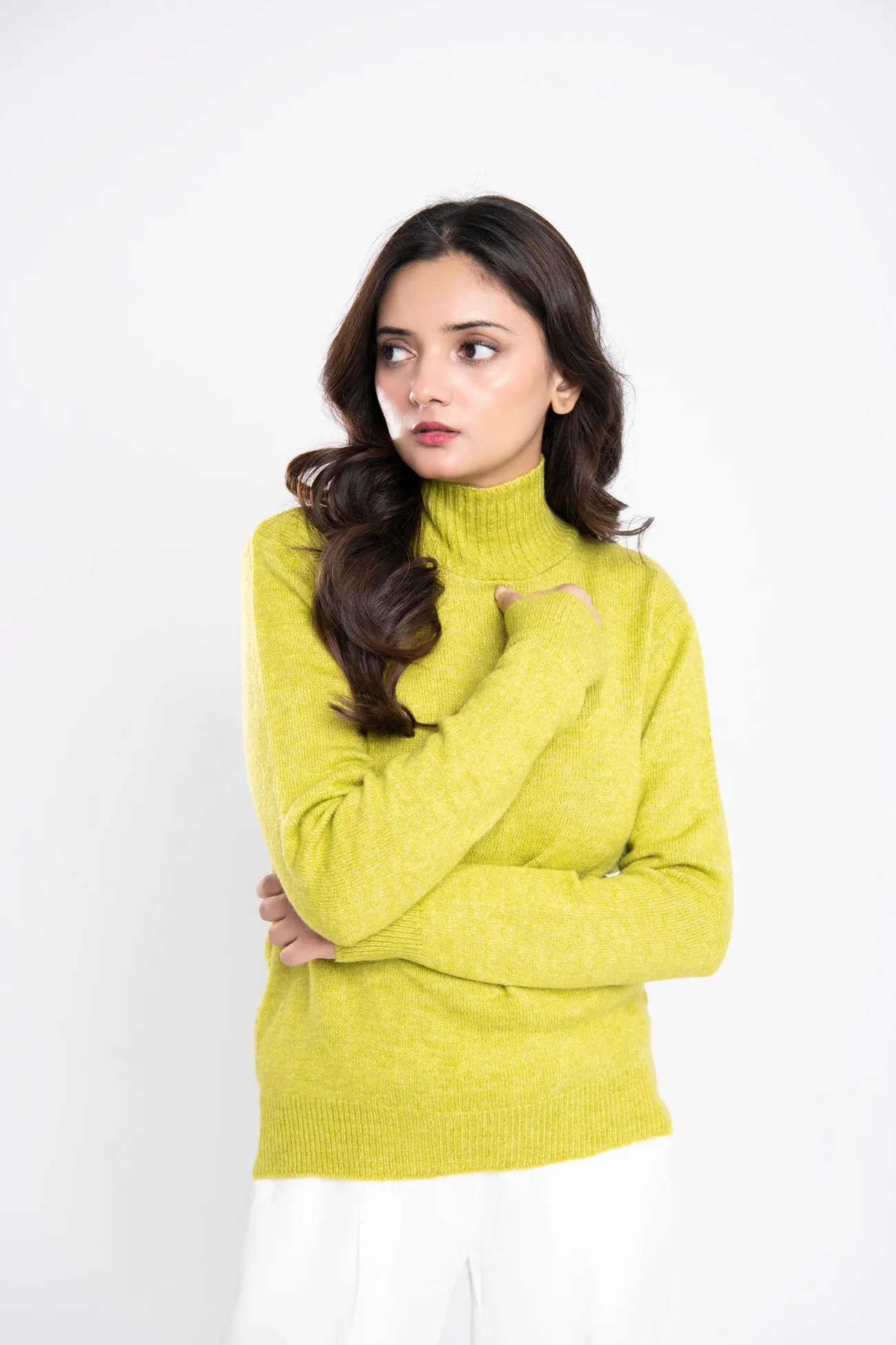 RIB KNIT LONG SWEATER