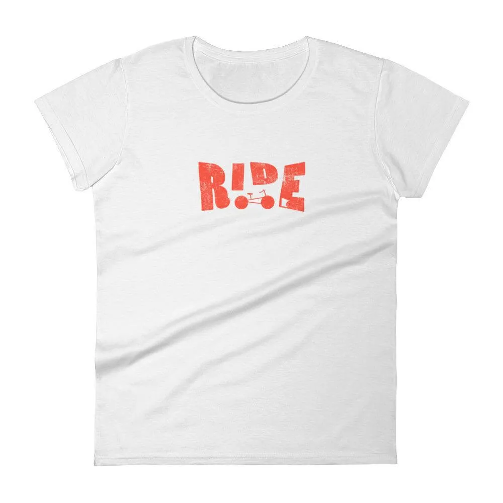 Ride - Minnesota Road Bike, Mountain, Cyclist Women's T-Shirt