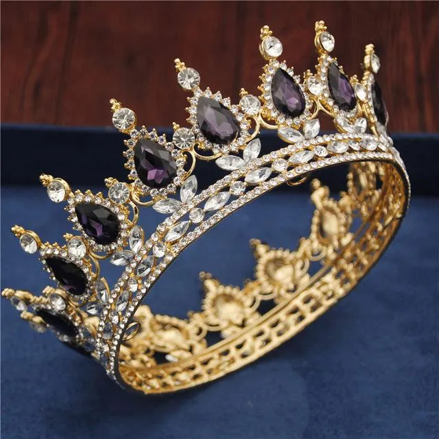 Royal Queen & King Tiaras and Crowns for Wedding, Pageant Prom