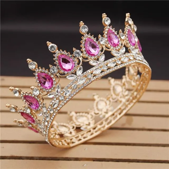 Royal Queen & King Tiaras and Crowns for Wedding, Pageant Prom