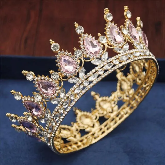 Royal Queen & King Tiaras and Crowns for Wedding, Pageant Prom