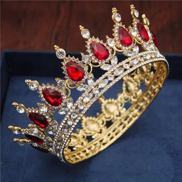 Royal Queen & King Tiaras and Crowns for Wedding, Pageant Prom