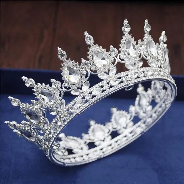 Royal Queen & King Tiaras and Crowns for Wedding, Pageant Prom