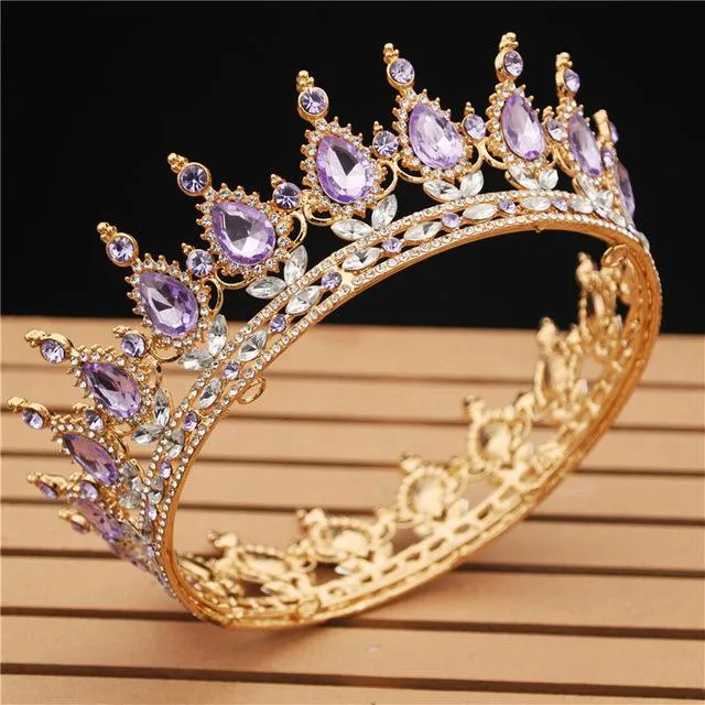 Royal Queen & King Tiaras and Crowns for Wedding, Pageant Prom