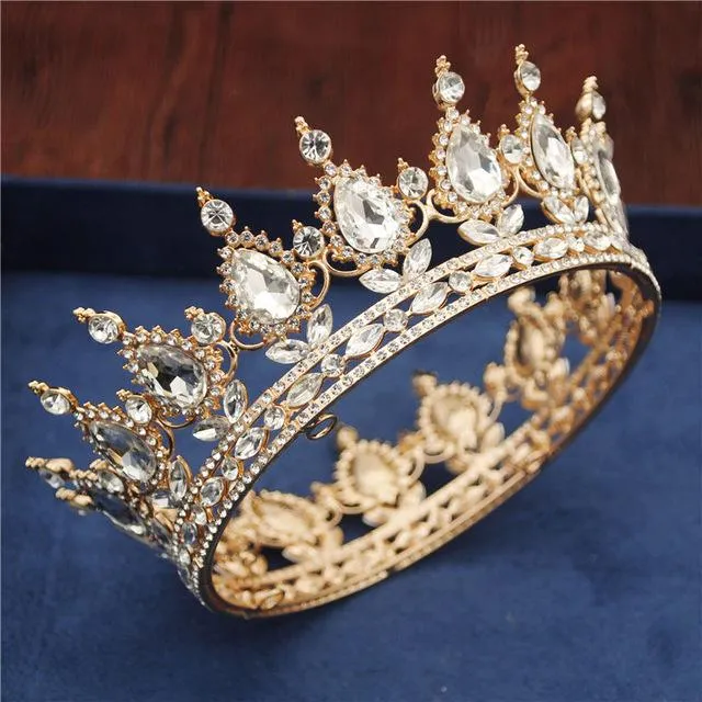 Royal Queen & King Tiaras and Crowns for Wedding, Pageant Prom