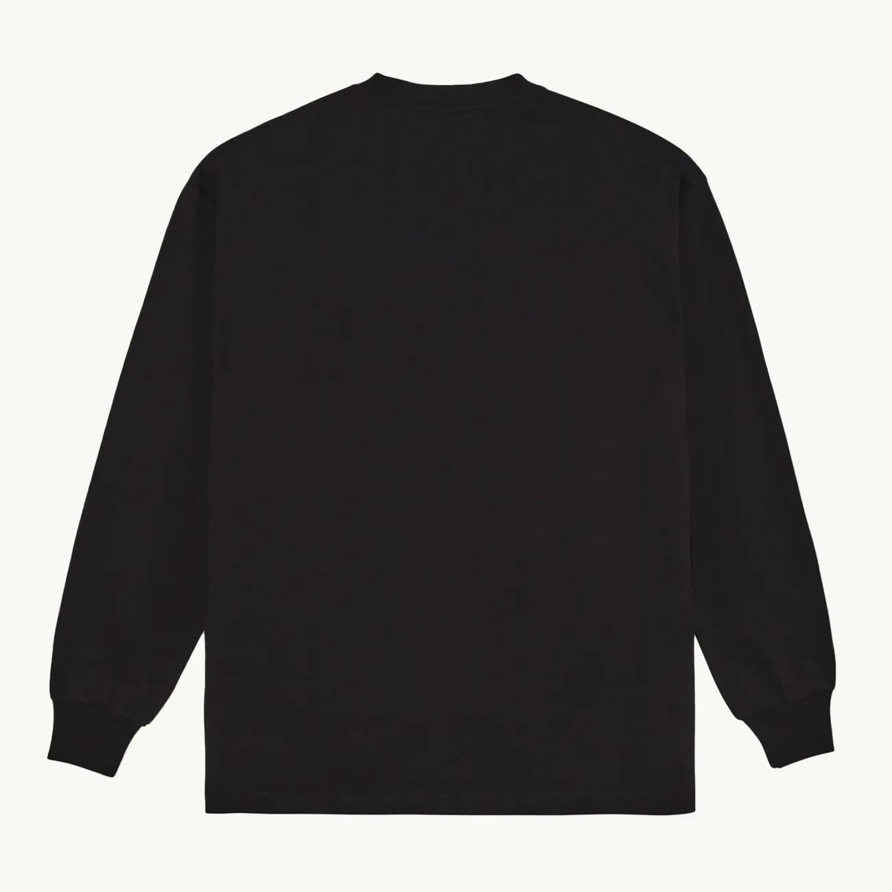 SAFETY ON BOARD LS TEE BLACK