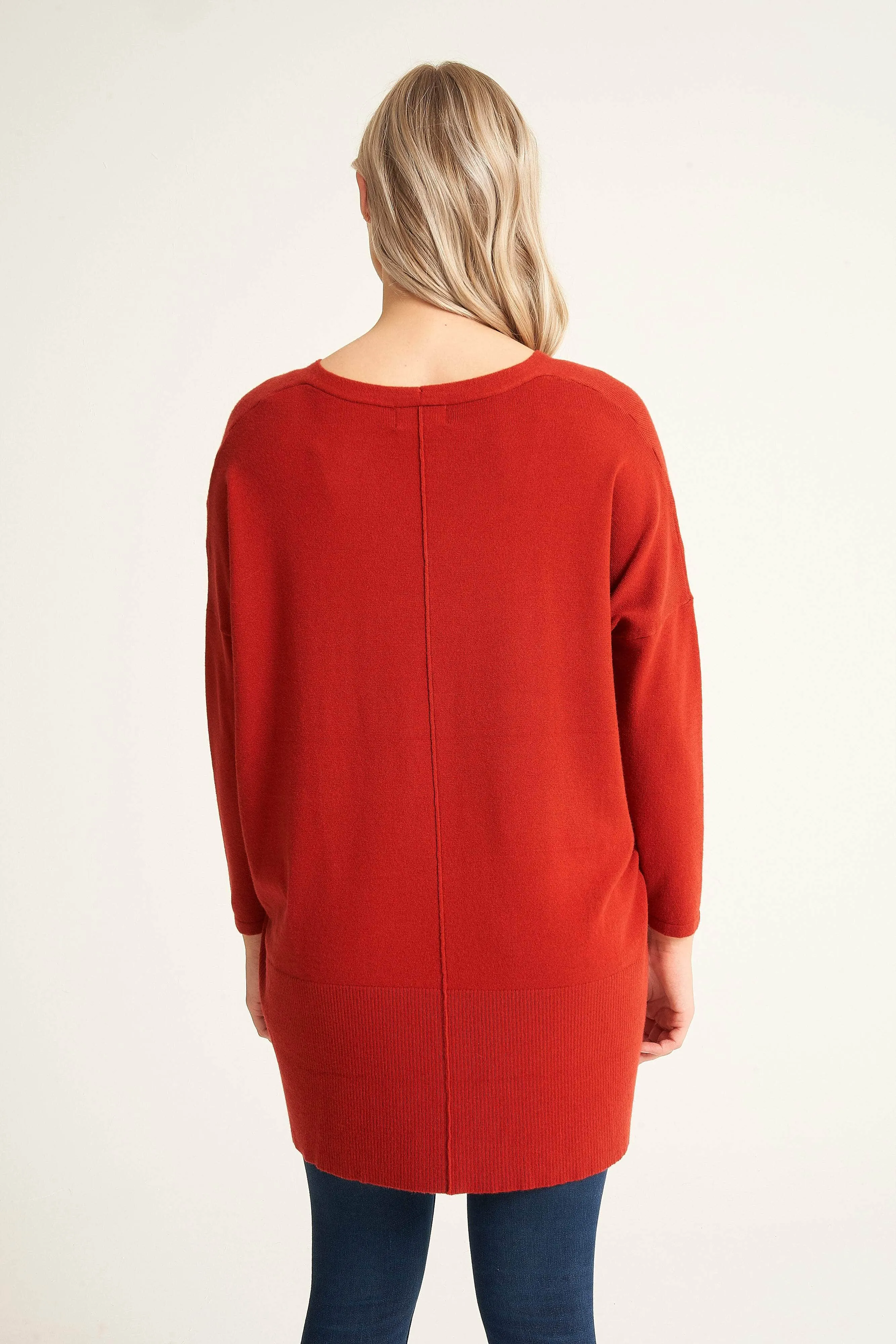 Saloos Oversized V-Neck Jumper