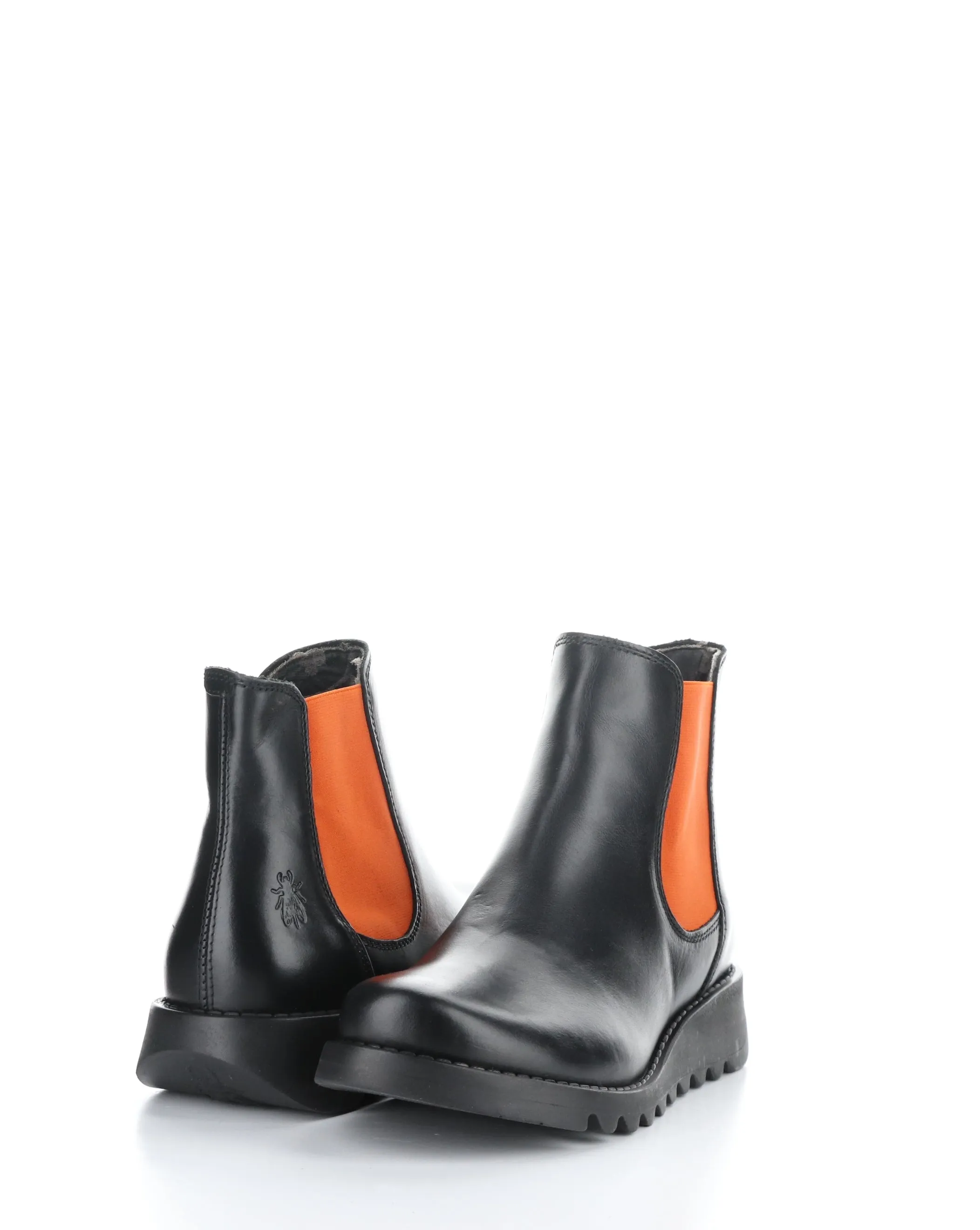 SALV 083 BLACK/ORANGE Elasticated Boots