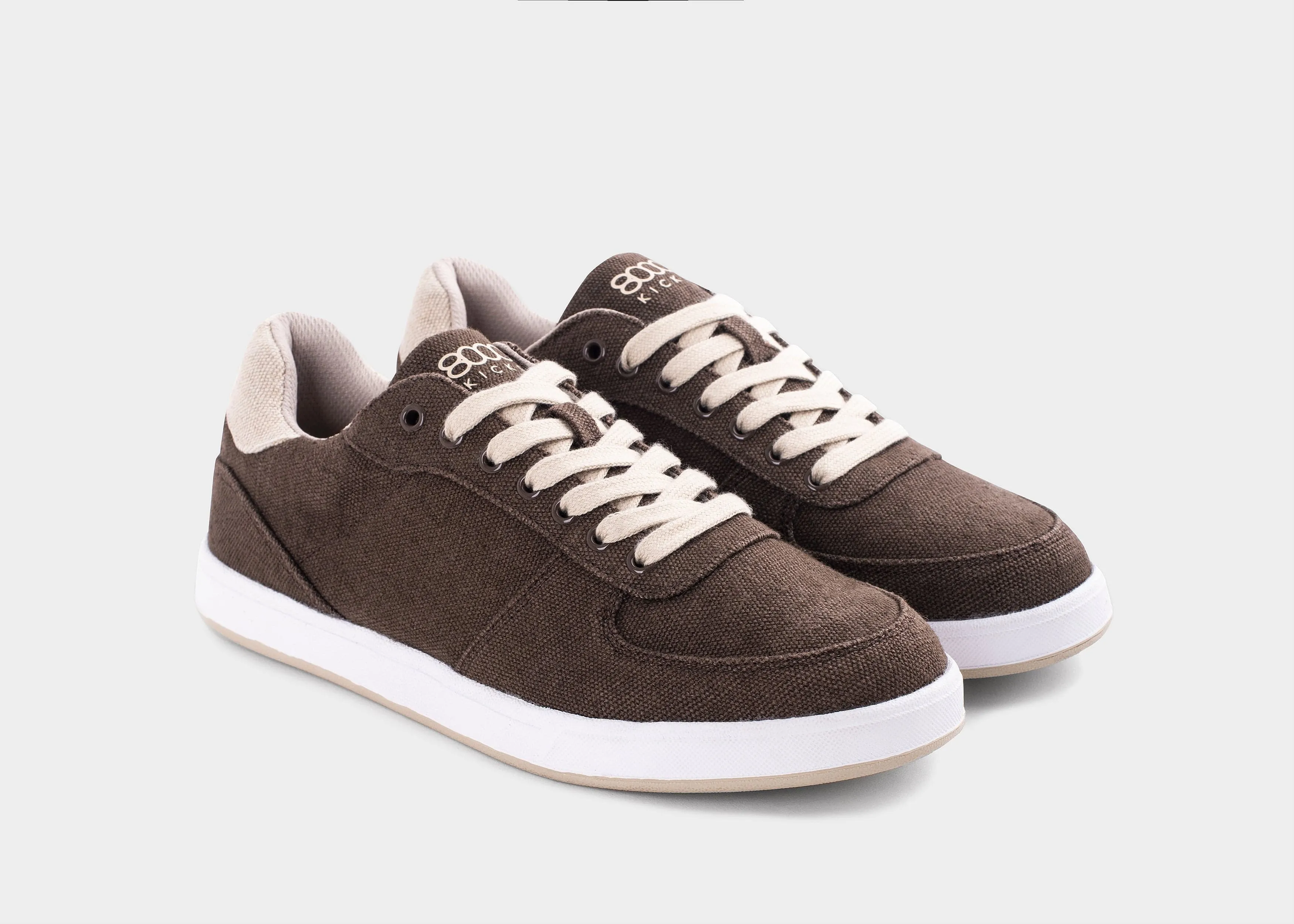 Seeker Men's Vegan Hemp Sneakers | Dark Brown