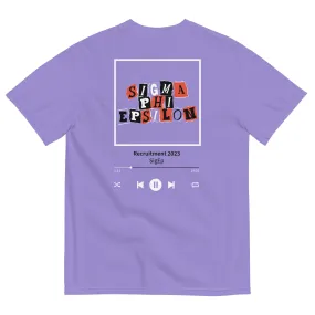 SigEp Recruitment Spotify T-Shirt by Comfort Colors (2023)