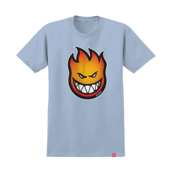 Spitfire Bighead Fade Fill T-Shirt - Light Blue