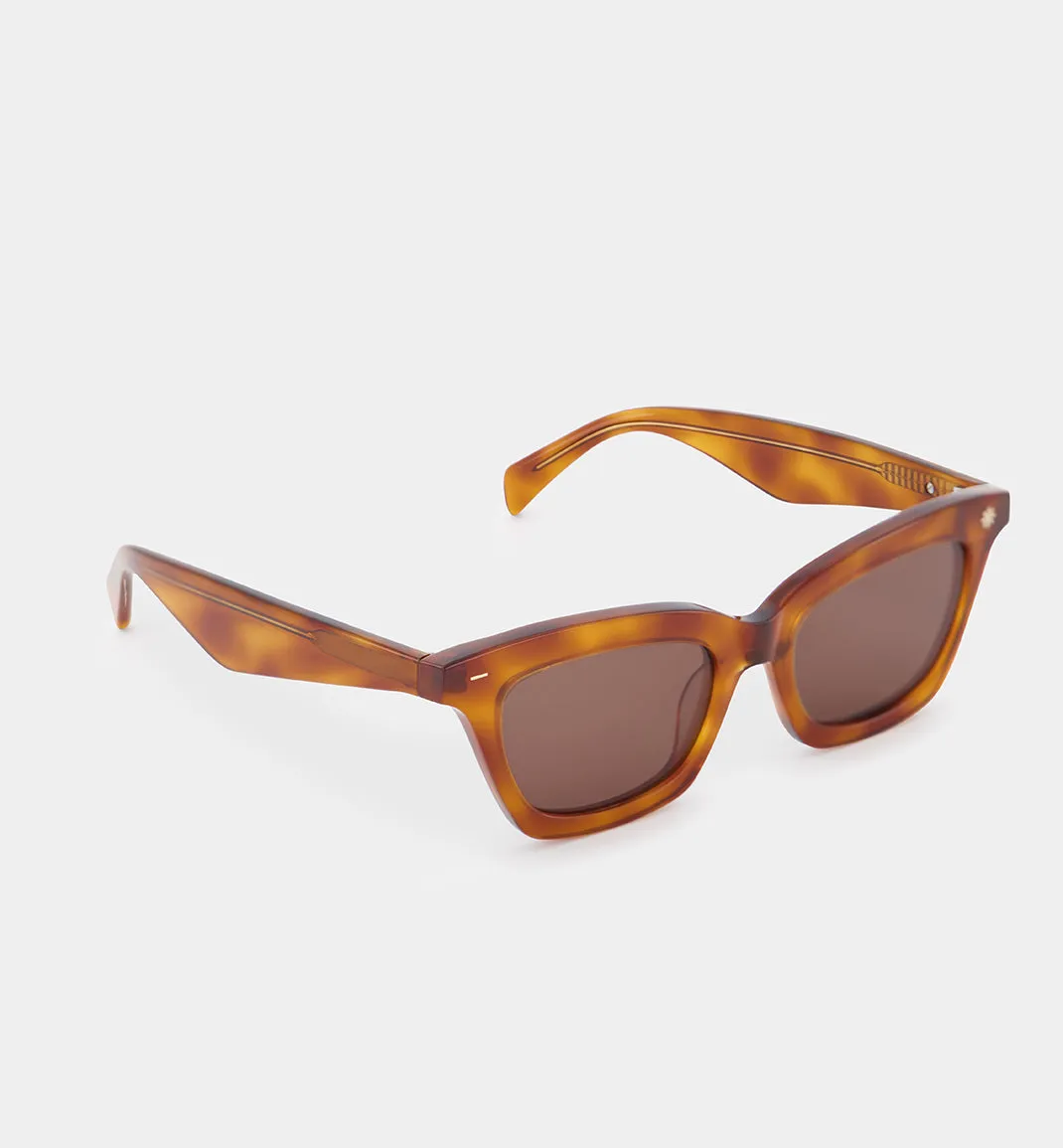 Sunseeker Acetate Sunglasses | Honey Tort with Brown Lens