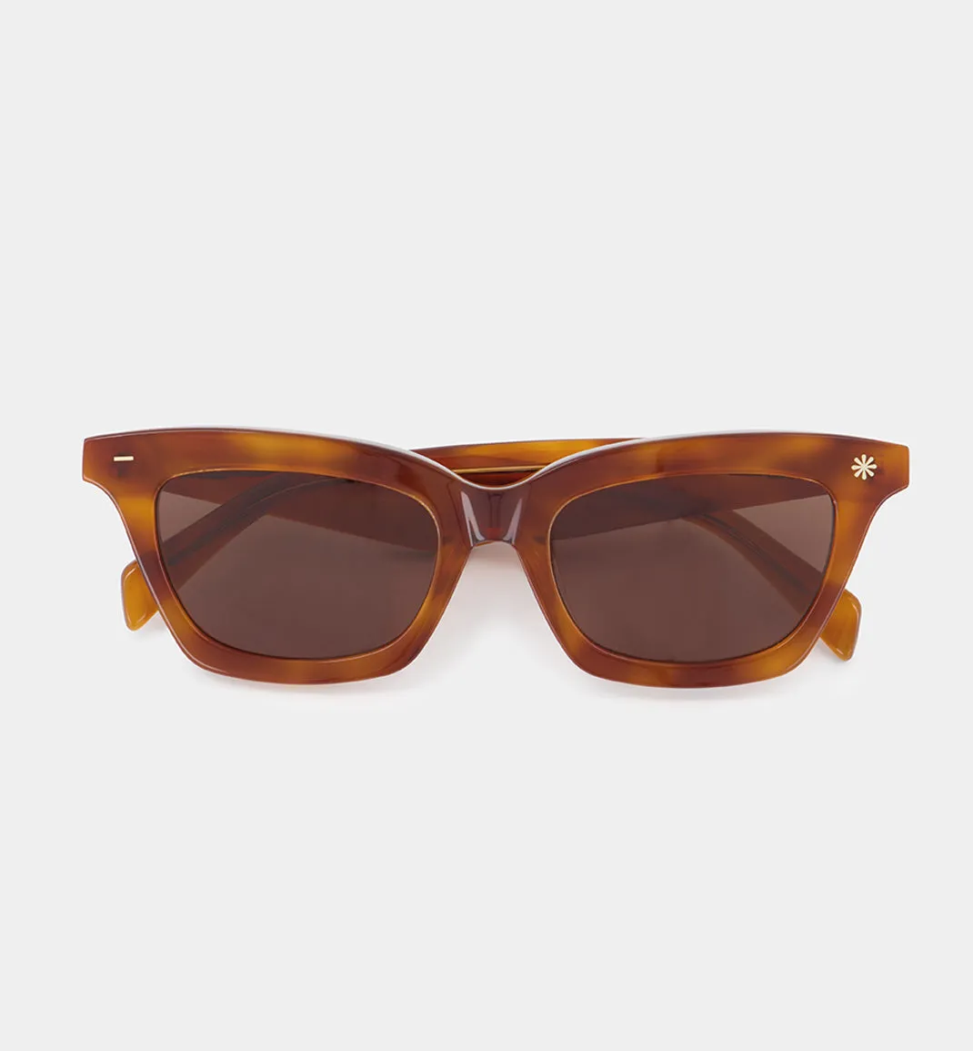 Sunseeker Acetate Sunglasses | Honey Tort with Brown Lens