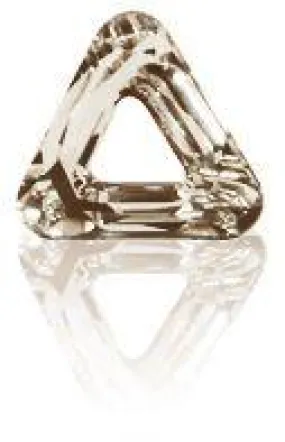 Swarovski 20mm Triangle Pendant - Crystal Golden Shadow CAL (1pc)