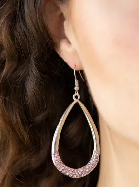  Take A Dip Pink Earrings