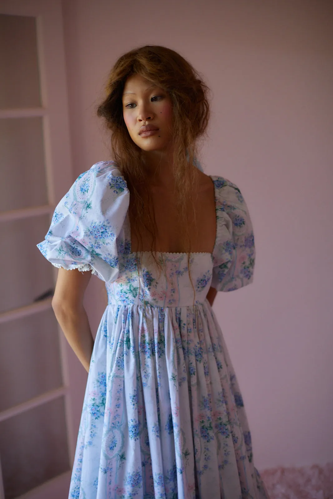 The La Belle Etoile Cotton French Puff Dress