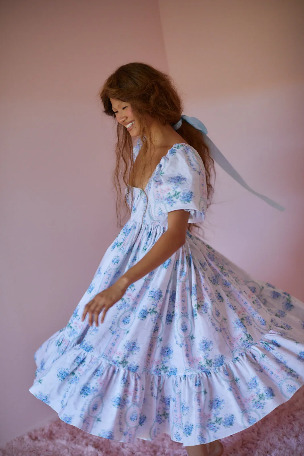 The La Belle Etoile Cotton French Puff Dress