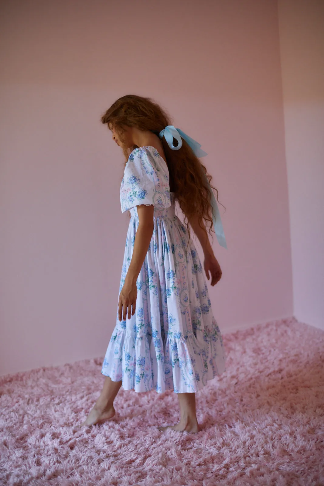 The La Belle Etoile Cotton French Puff Dress