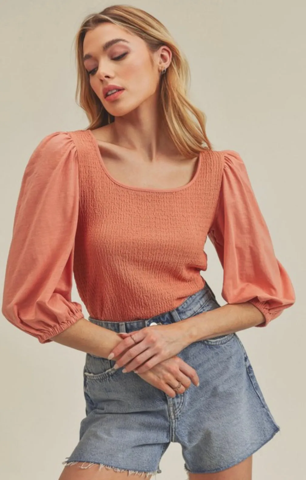 The Lucy Puff Sleeve Top in 3 Colors