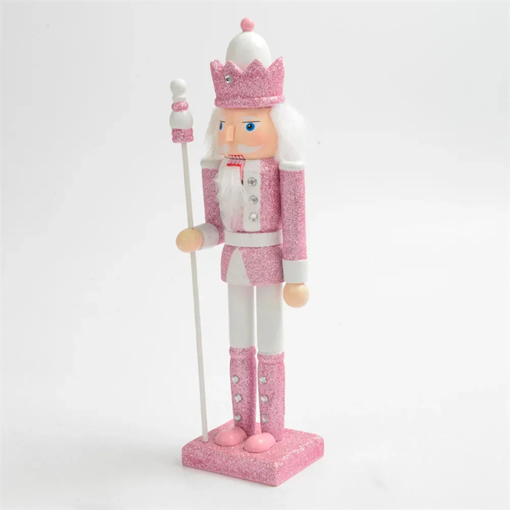 The Pink Nutcracker Soldier Figurines