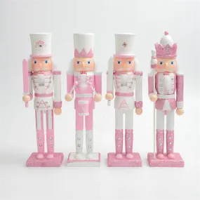 The Pink Nutcracker Soldier Figurines