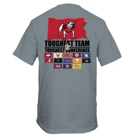 UGA SEC Toughest Flag Short Sleeve T-Shirt