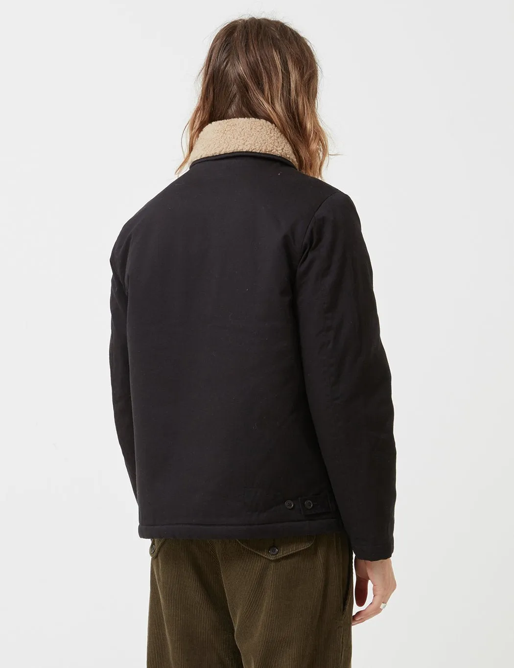 Universal Works N1 Jacket (Shearling) - Black