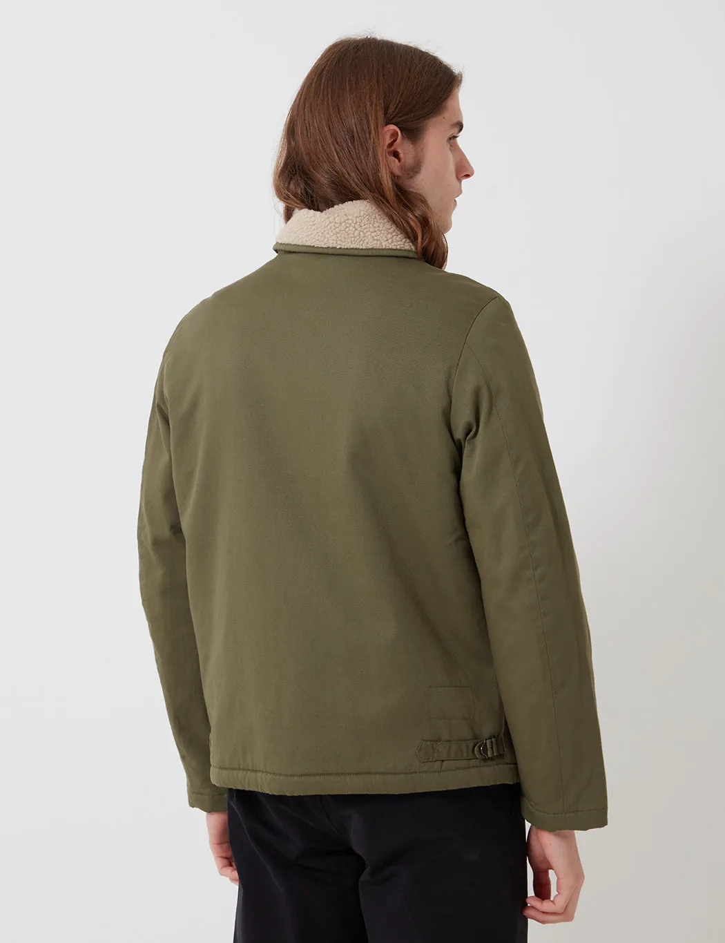 Universal Works N1 Jacket (Shearling) - Light Olive