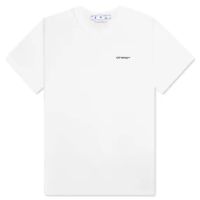 Wave Outl Diag Slim S/S Tee - White/Black