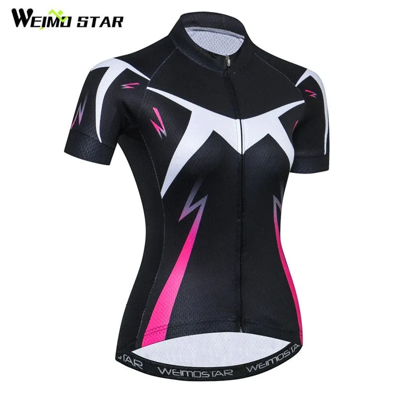 Weimostar 2018 Cycling Jersey Women Breathable Cycling Clothing Quick Dry Bicycle Clothes Pro Team Racing mtb Bike Jersey Shirt