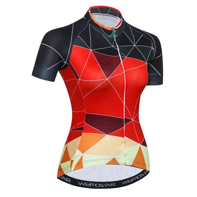 Weimostar 2018 Cycling Jersey Women Breathable Cycling Clothing Quick Dry Bicycle Clothes Pro Team Racing mtb Bike Jersey Shirt