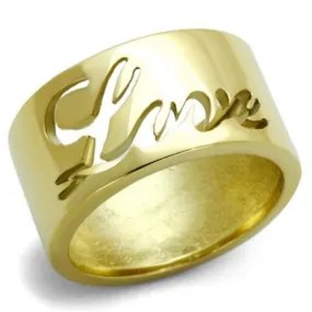 WildKlass Stainless Steel Ring IP Gold Women