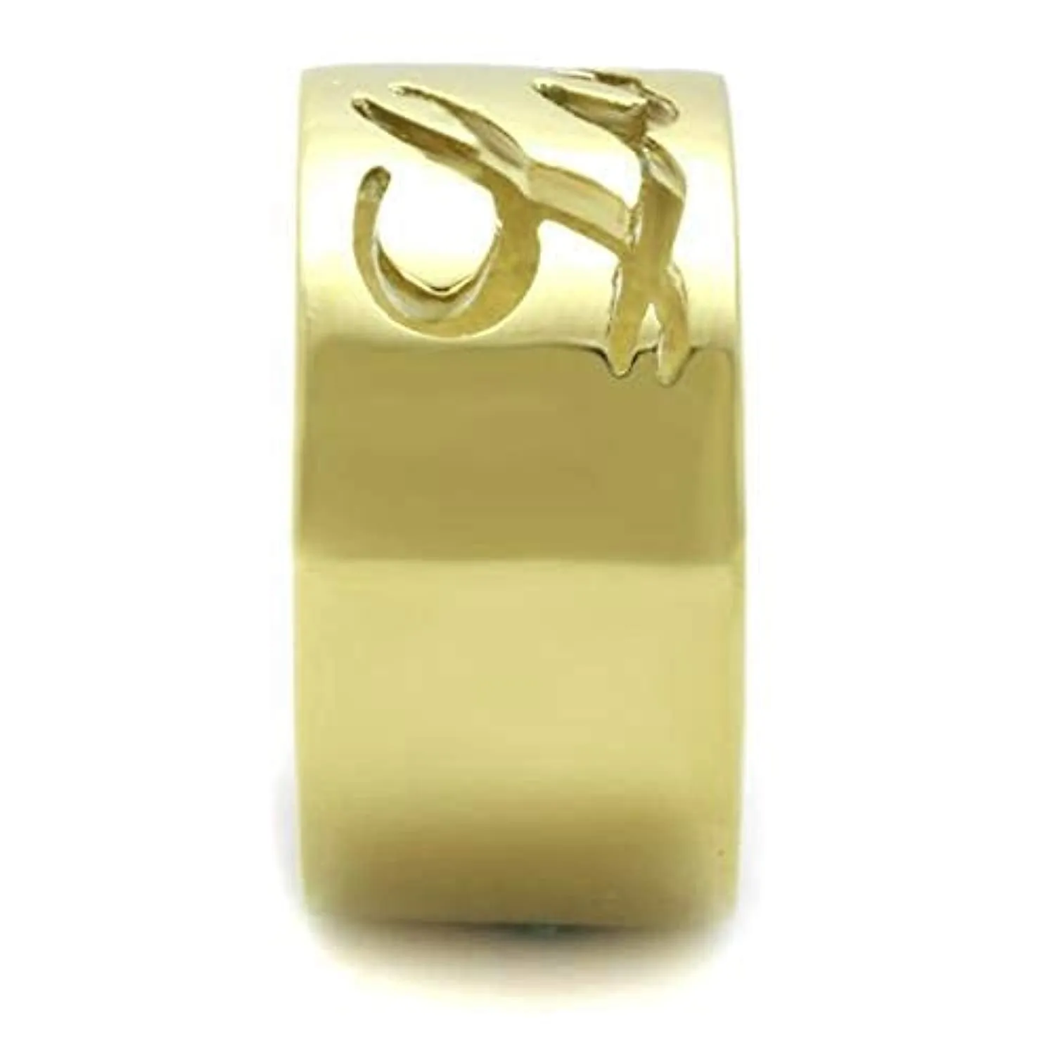 WildKlass Stainless Steel Ring IP Gold Women