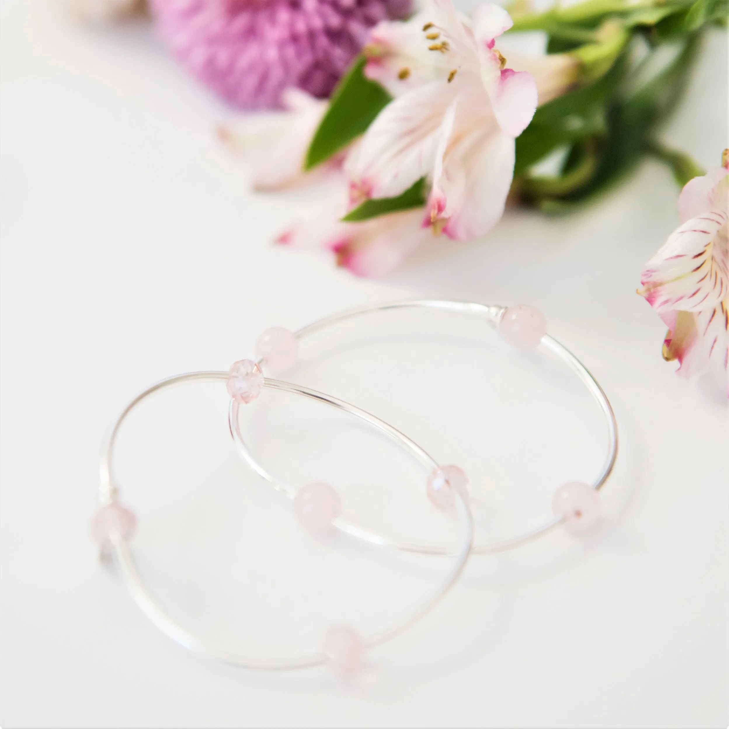 Wish | Bracelet | Blush - Crystal