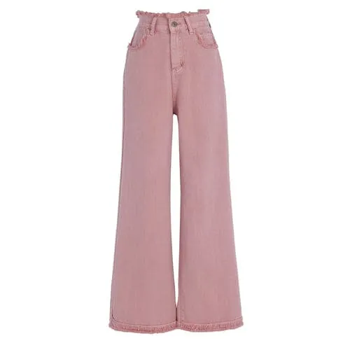 Y2K Style Baggy Long Pink Pants ON621