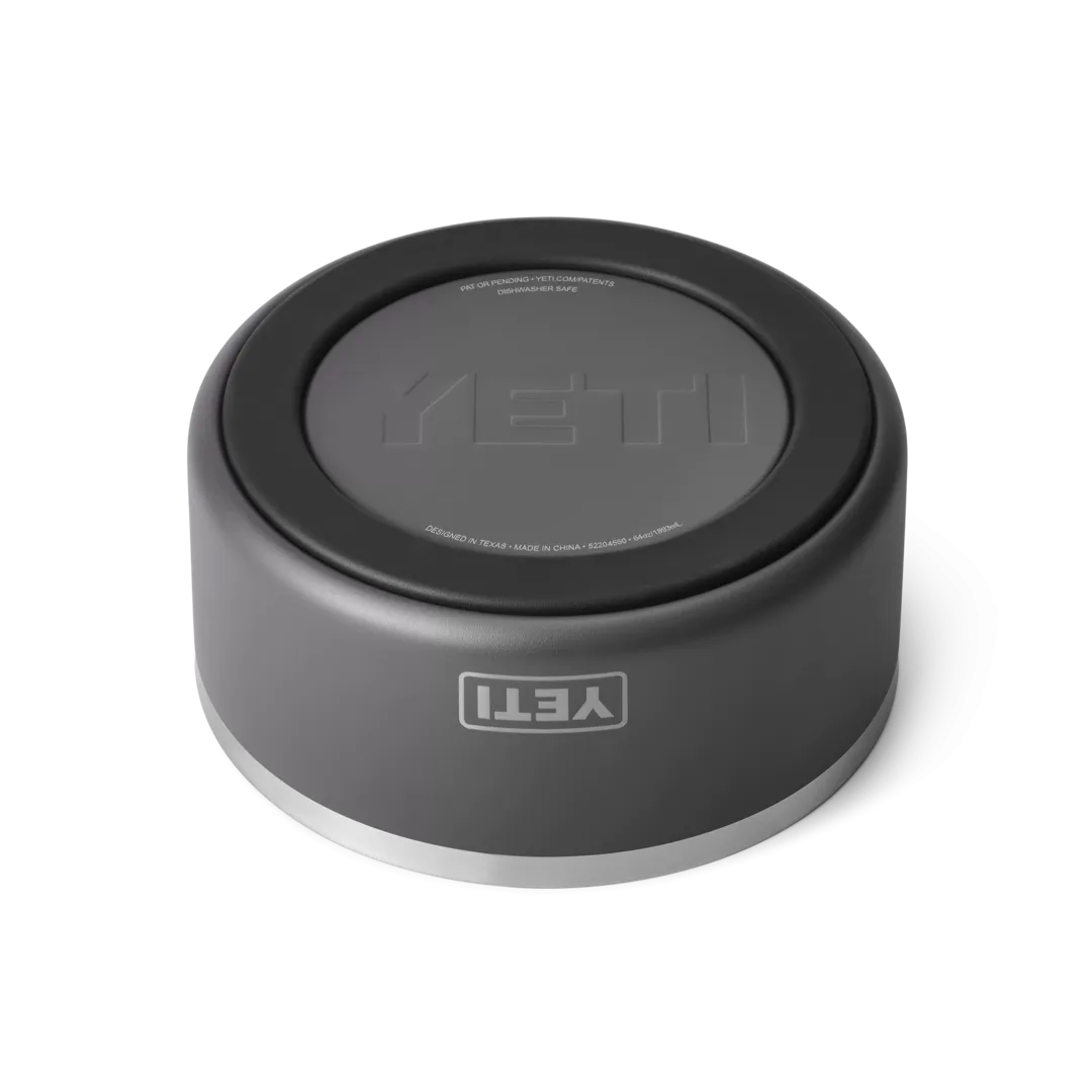 'Yeti' Boomer 8 Cup Dog Bowl - Charcoal