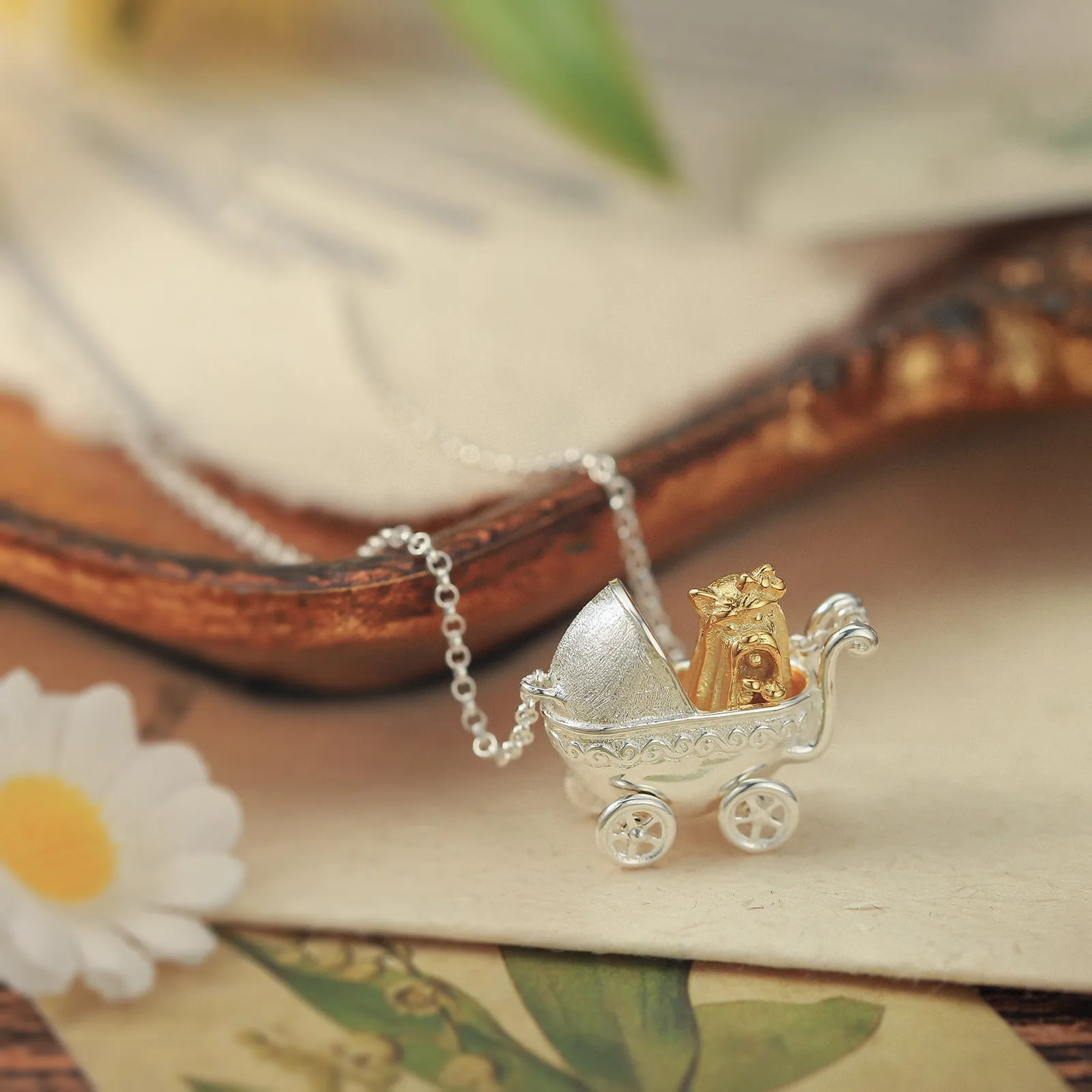 Yorkshire Terrier Pram Necklace