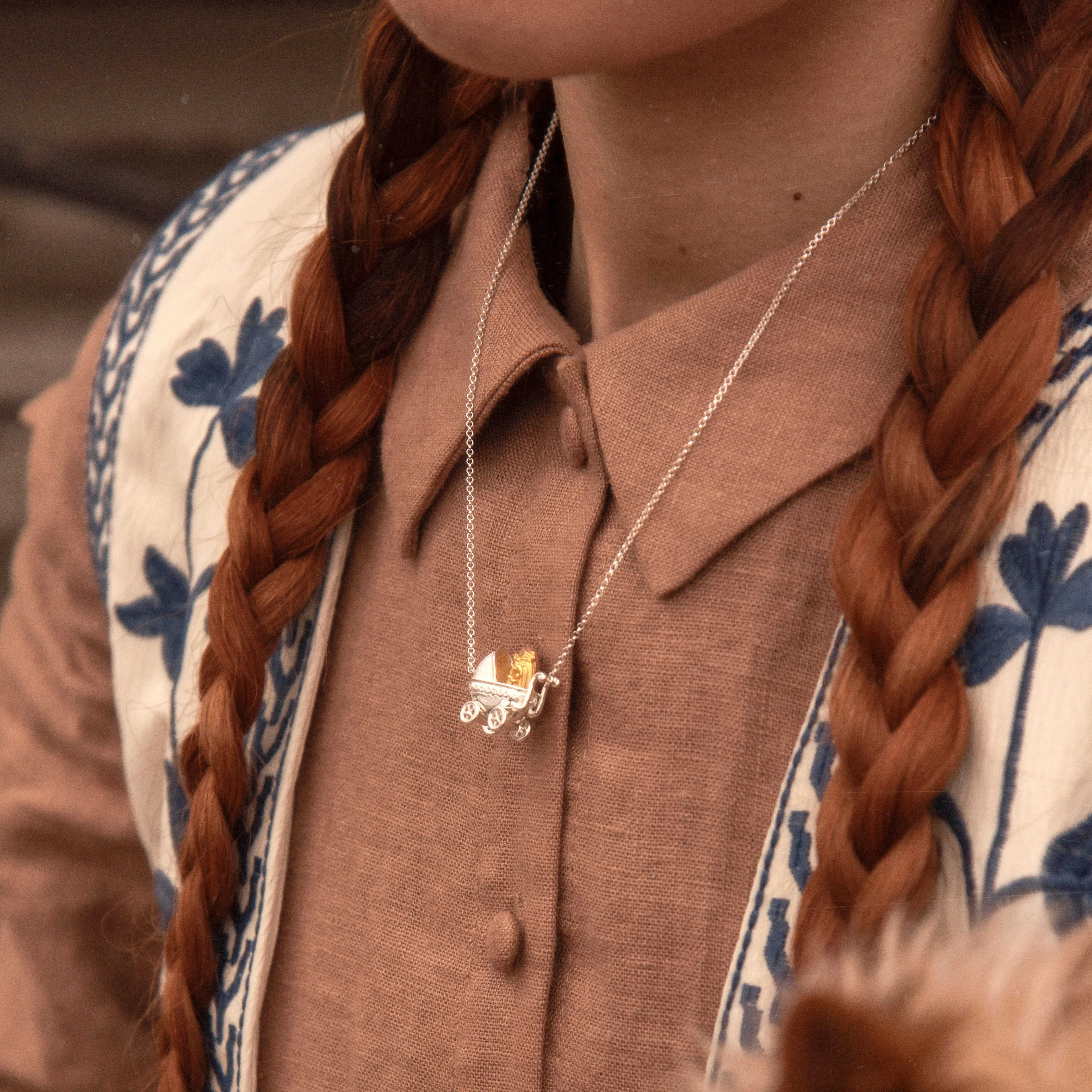 Yorkshire Terrier Pram Necklace